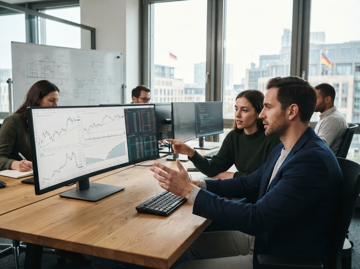 BitcoinTrader AI data analysis workspace used to monitor model output